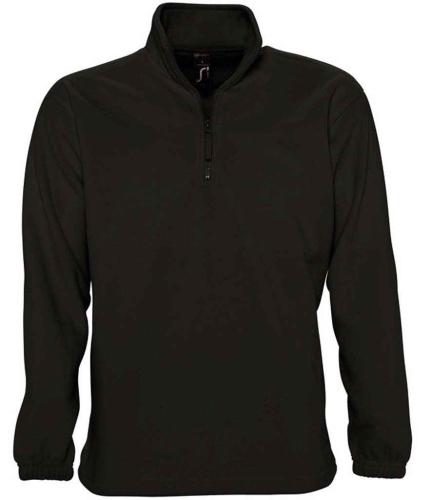 SOLS Ness Zip Nk Fleece - Black - 3XL